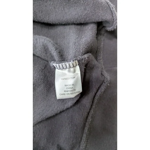 The Black Dog Women's XL Navy Blue Quarter-Zip Cotton Sweater - Picture 10 of 11